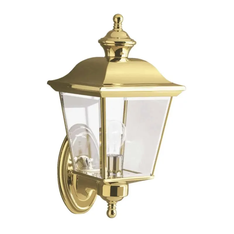 Ograniczona ilość Kinkiet zewnętrzny złoty metalowy KL/BAY SHORE1/M z serii BAY SHORE - Elstead Lighting
